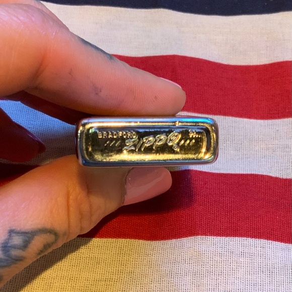 Vintage slim Zippo lighter filigree customizable - Picture 3 of 4